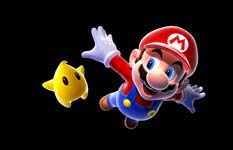 Super Mario Galaxy Wallpaper - Mario mit Stern
